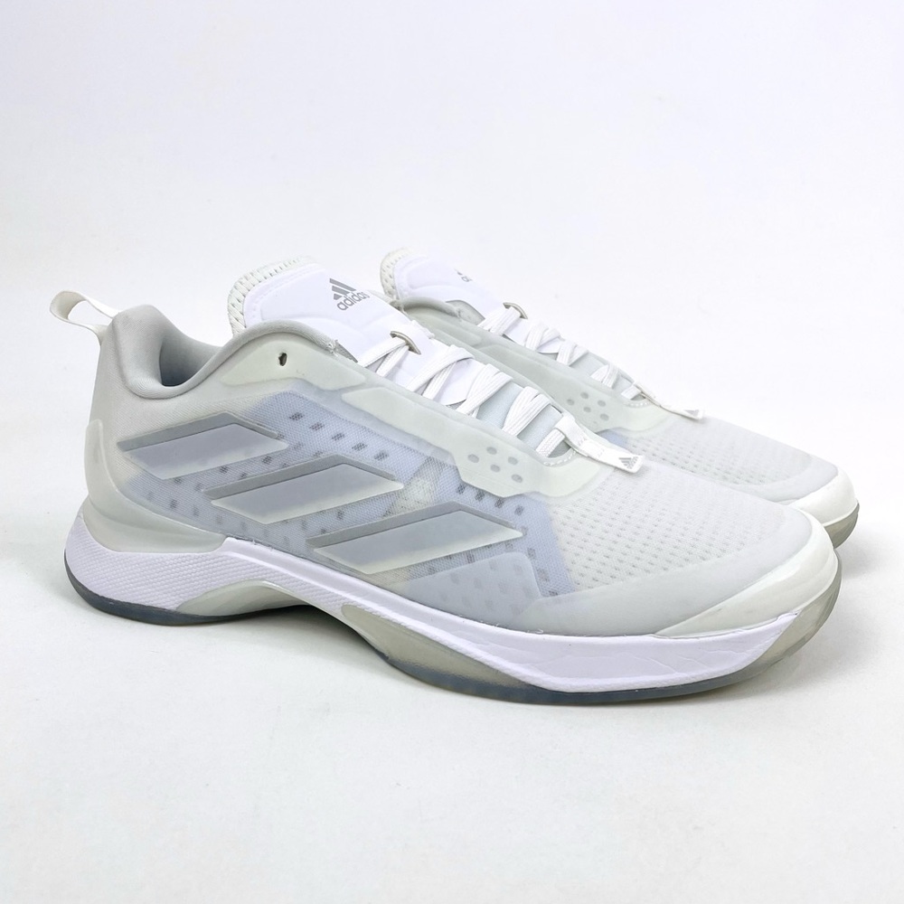 Adidas Avacourt Tennis Shoe Cloud White Silver GX7814 Womens Size 9